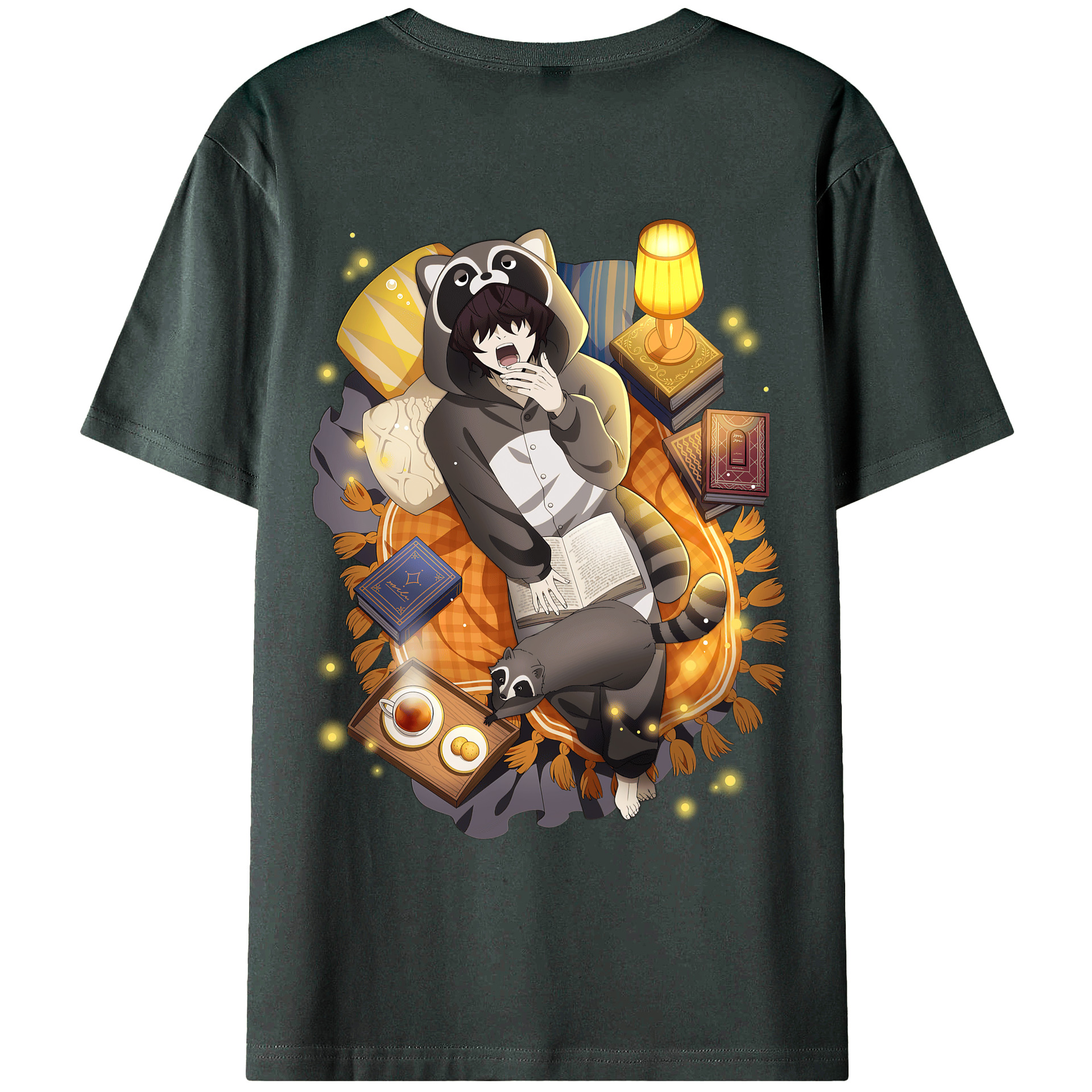 （画像用） 文豪ストレイドッグス Bungo Stray Dogs 綿100％ メンズ半袖Tシャツ（バックプリント） 通気性
